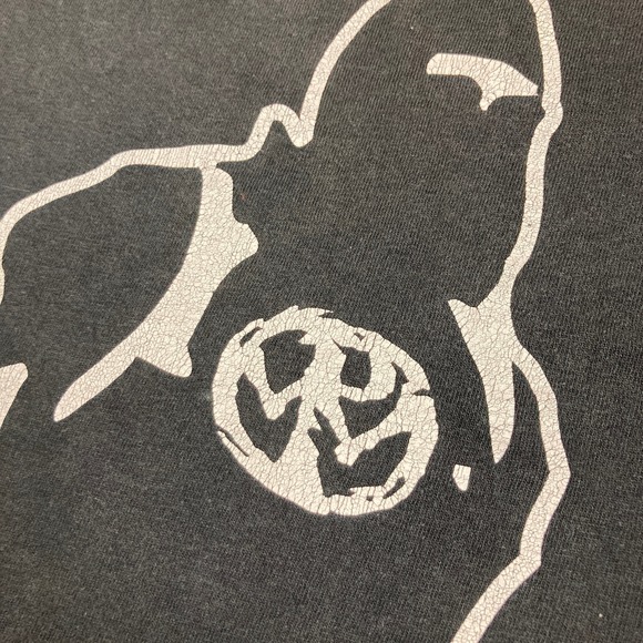 Vintage Screen Stars Shirt Mens XL Black 2001 Pennywise Punk Band F*ck Authority - Picture 10 of 16